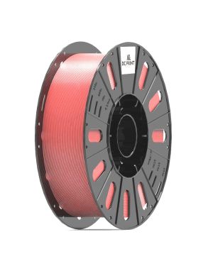 PETG напівпрозорий Філамент DC Print 1.75 mm Червоний/Red 1 кг