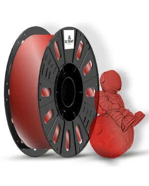 PETG напівпрозорий Філамент DC Print 1.75 mm Червоний/Red 1 кг