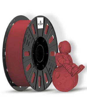 PETG матовий Філамент DC Print 1.75 mm Червоний/Red 1 кг