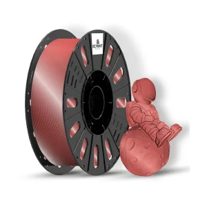 PLA Silk Філамент DC Print 1.75 mm Червоний/Red 1 кг